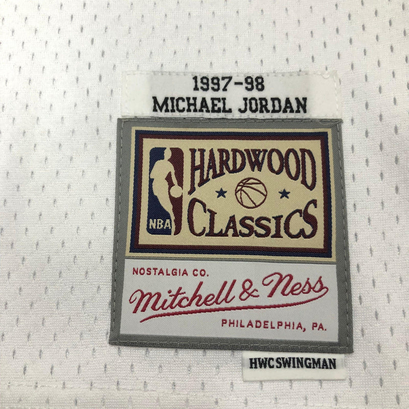Chicago Bulls Mitchell & Ness Hardwood Classics 1997/98 Branca