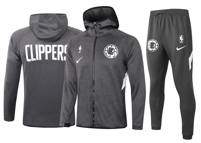 Conjunto Nike NBA - Therma Flex Los Angeles Clippers Preto Treino