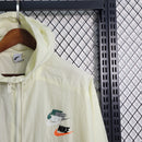 Jaqueta Corta Vento Nike Bege e Azul - 23/24