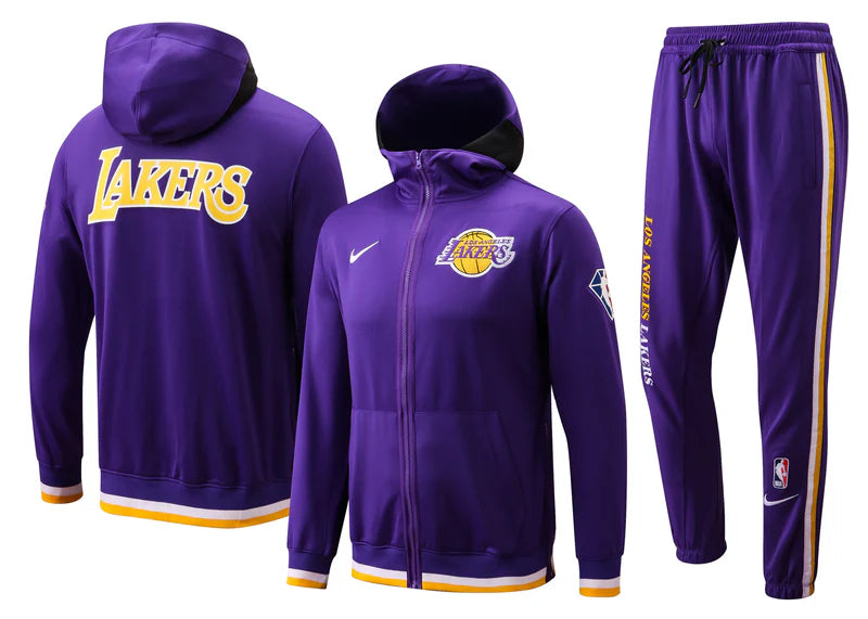 Conjunto Nike NBA - Therma Flex Los Angeles Lakers Roxo