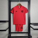 Kit Infantil Flamengo Treino - 23/24 - Vermelho