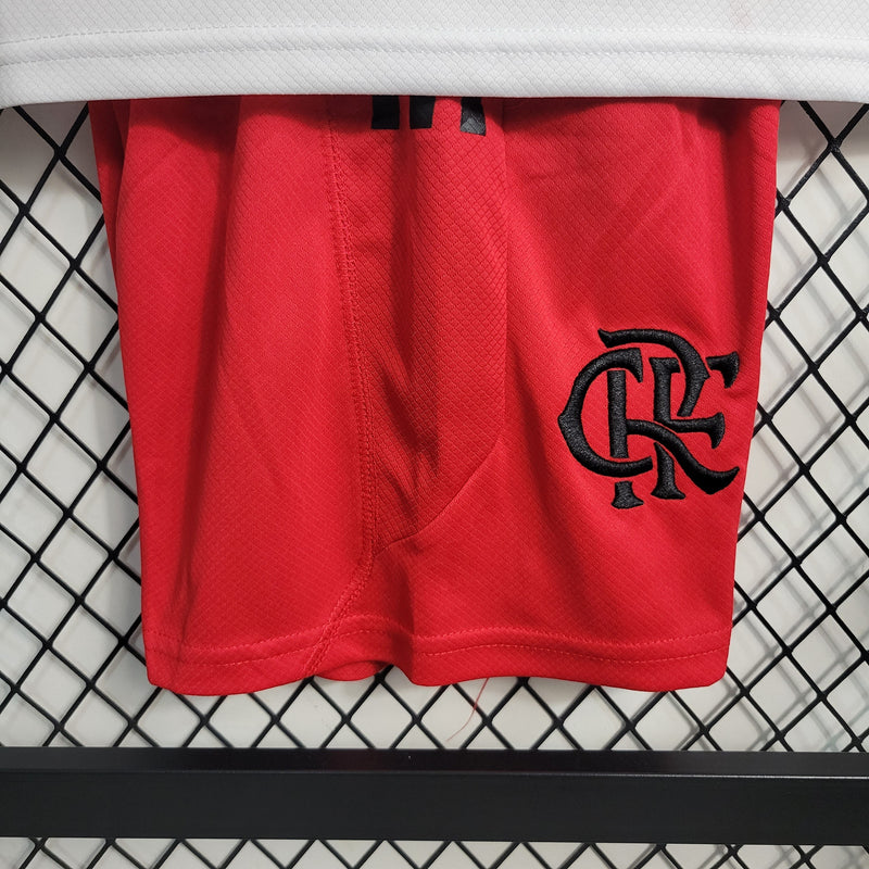 Kit Infantil Flamengo Treino - 23/24 - Branco