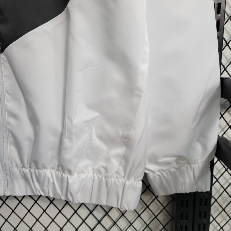 Jaqueta Corta Vento Milan Branco e Preto - 23/24