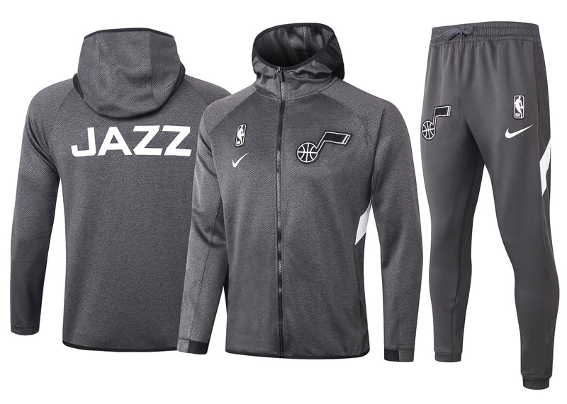 Conjunto Nike NBA - Therma Flex Utah Jazz Preto Treino