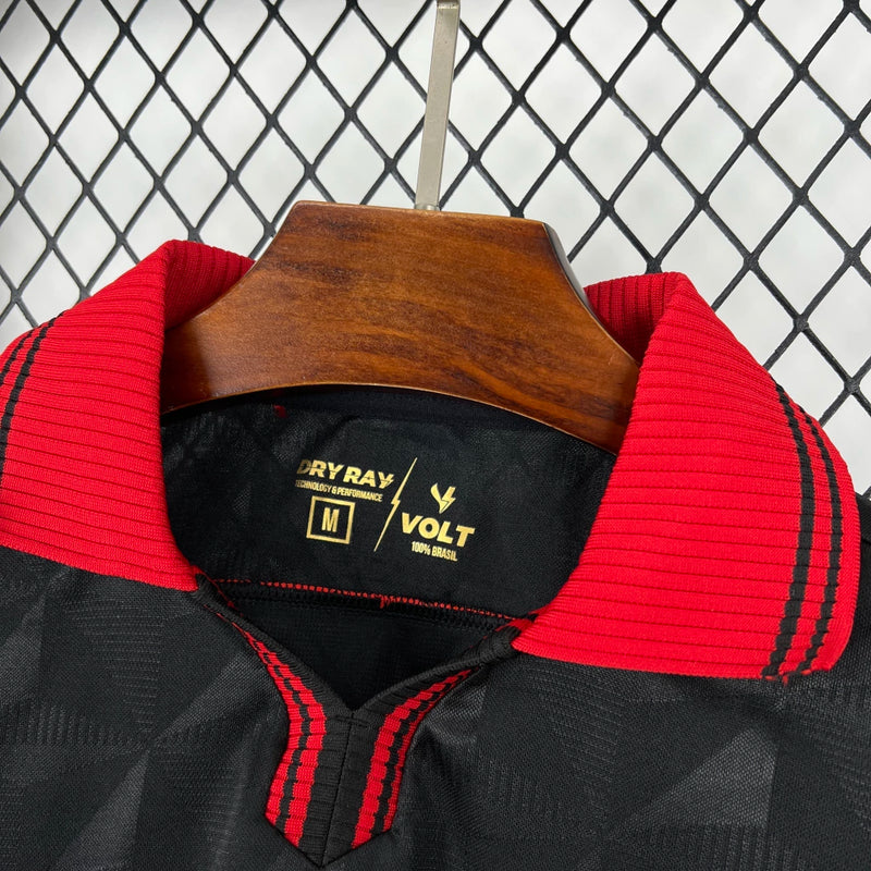Camisa Vitória III - 25/26 - Versão Torcedor Masculina - Vermelha e Preta