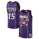 Toronto Raptors - 1998/99 - Mitchell & Ness Hardwood Classics Swingman Roxa Vince Carter 15