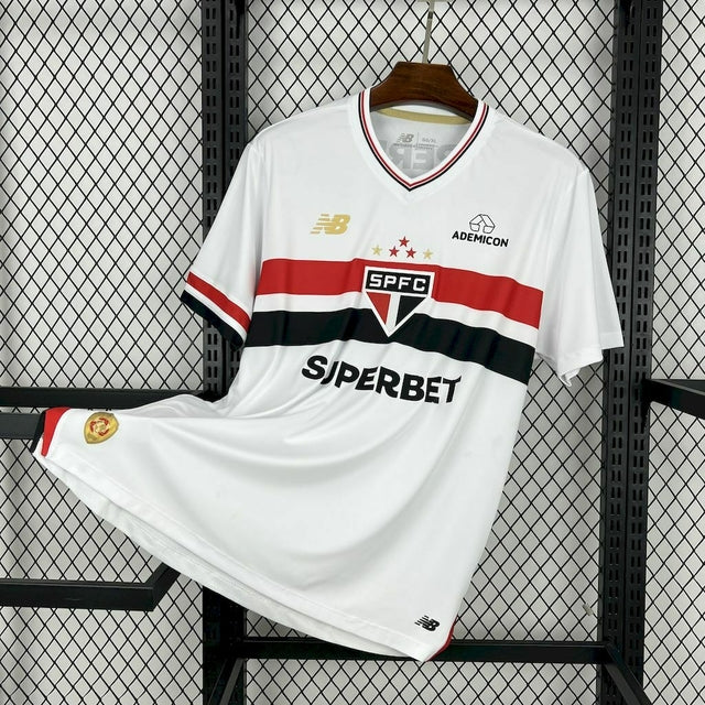 Camisa São Paulo Home - 25/26 - New Balance Torcedor Masculina - Lançamento