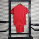 Kit Infantil Flamengo Treino - 23/24 - Vermelho