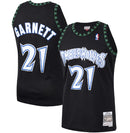 Minnesota Timberwolves Mitchell & Ness Branca Hardwood Classics 1997/98