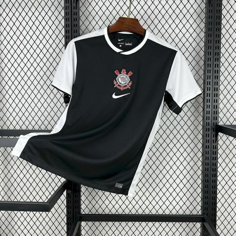 Camisa Corinthians - 24/25 - Away - Feminina Nike - Preta