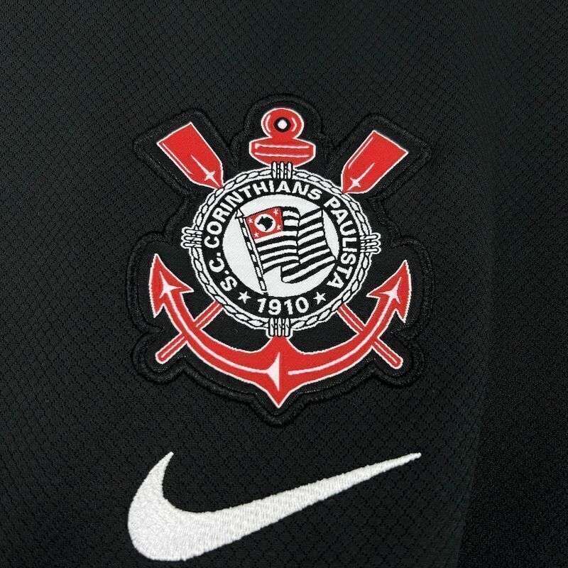 Camisa Corinthians - 24/25 - Away - Feminina Nike - Preta