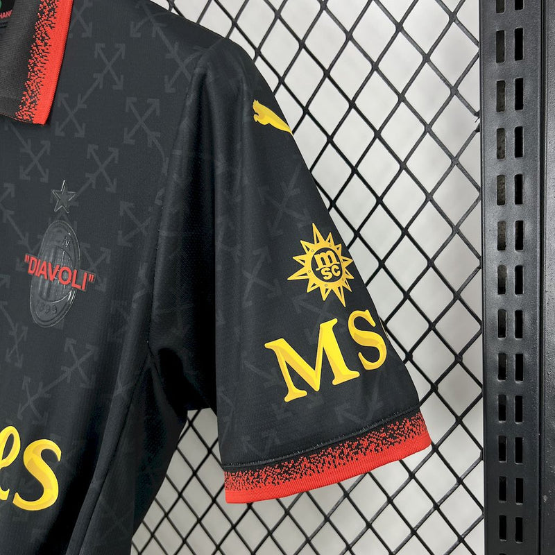 Camisa Milan Co-Branded Edition - 25/26 - Torcedor Masculina