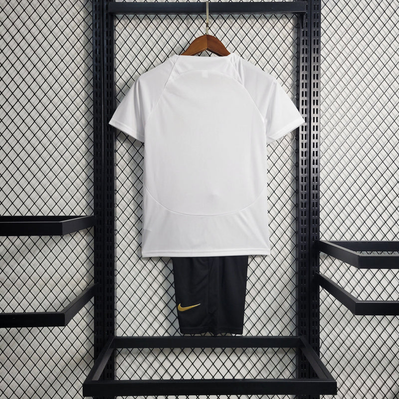 Kit Infantil Corinthians Treino - 23/24 - Branco