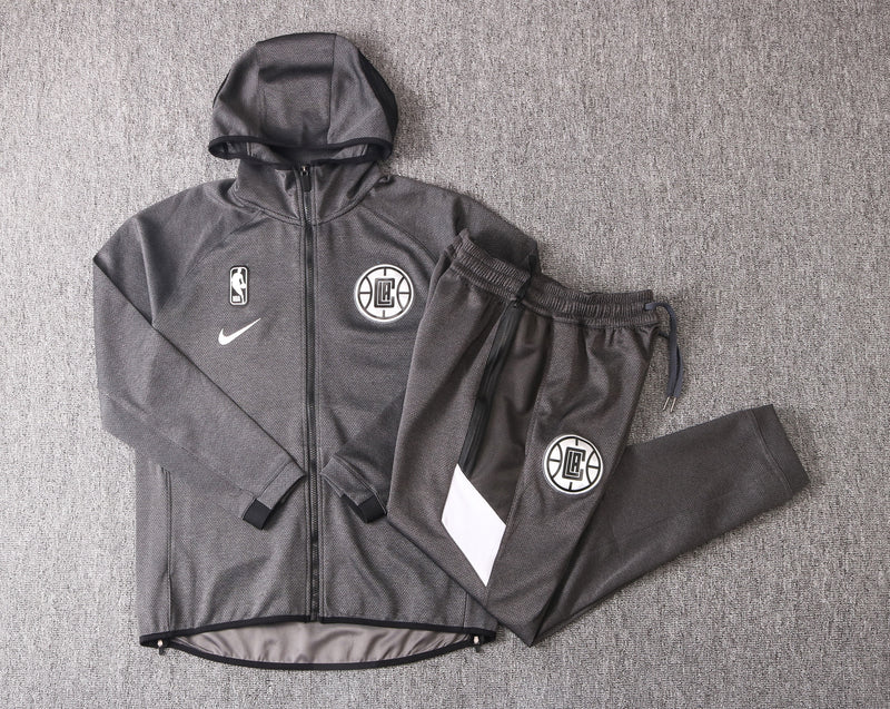 Conjunto Nike NBA - Therma Flex Los Angeles Clippers Preto Treino