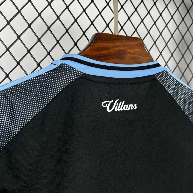 Camisa Adidas Aston Villa 25/26 Torcedor Masculina - Preta