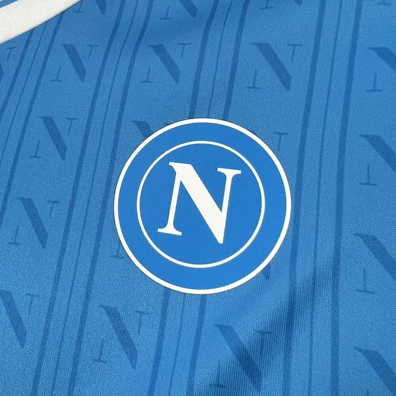 Camisa Napoli 25/26 Home - Masculina - Modelo Torcedor - Azul