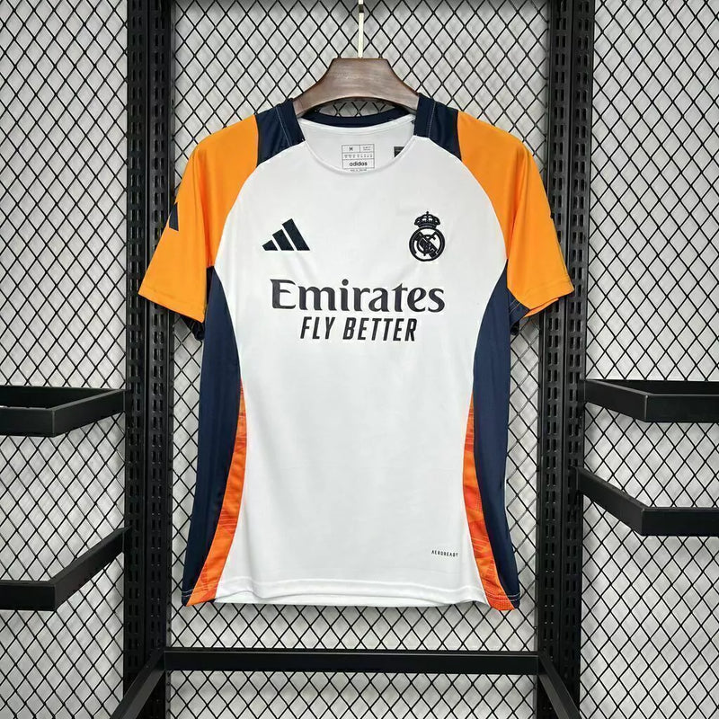 Camisa Real Madrid 2025/2026 Treino Torcedor Masculina - Branca