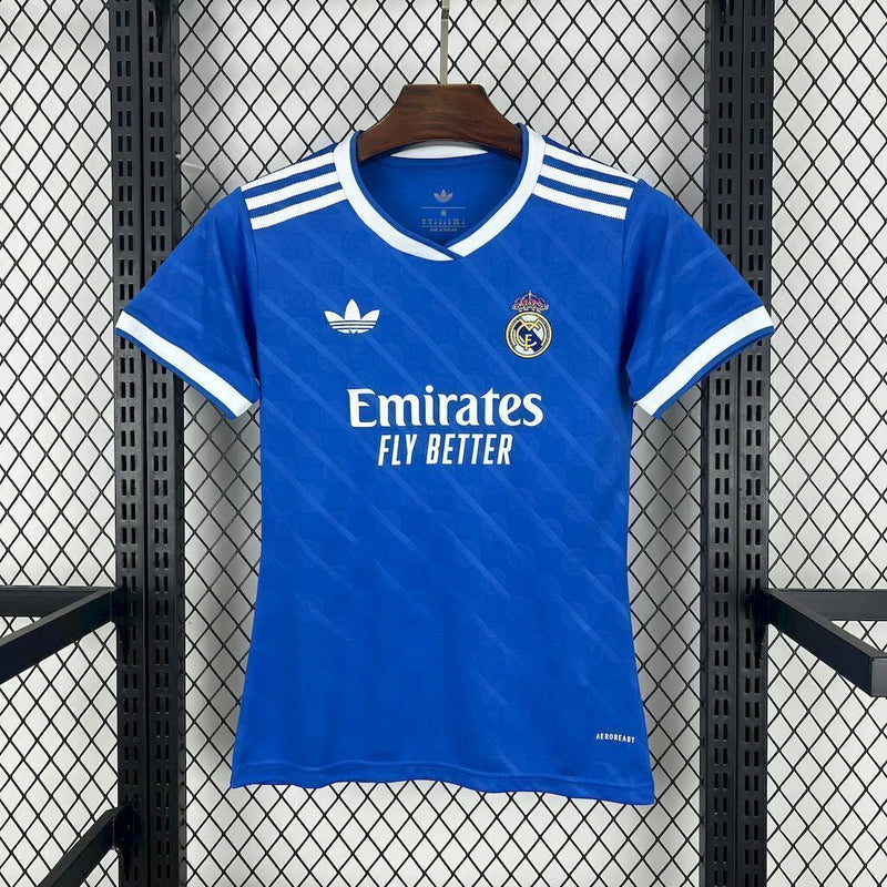 Camisa Real Madrid - 2025/2026 Third - Feminina - Azul