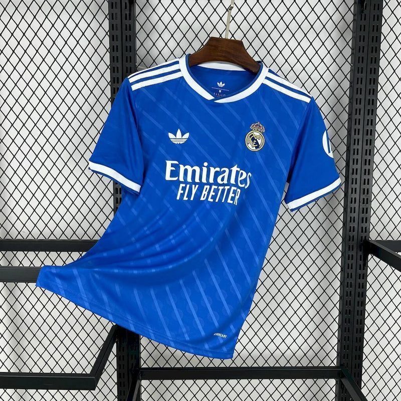 Camisa Real Madrid 25/26 Third - Masculina - Modelo Torcedor - Azul
