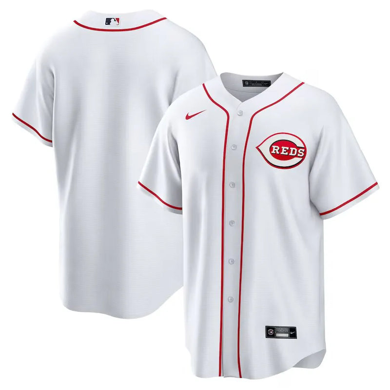 Camisa MLB - Cincinnati Reds Home - Torcedor Masculina Branca