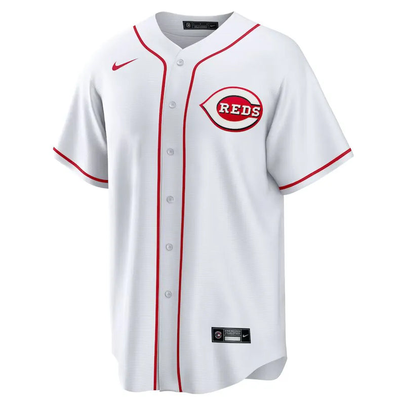 Camisa MLB - Cincinnati Reds Home - Torcedor Masculina Branca