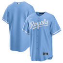 Camisa MLB - Kansas City Royals Alternativa - Torcedor Masculina Azul Claro