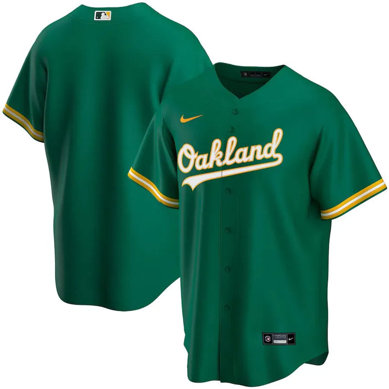 Camisa MLB - Oakland Athletics Alternate - Torcedor Masculina Verde