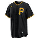 Camisa MLB - Pittsburgh Pirates Black - Alternate Torcedor Masculina Preta