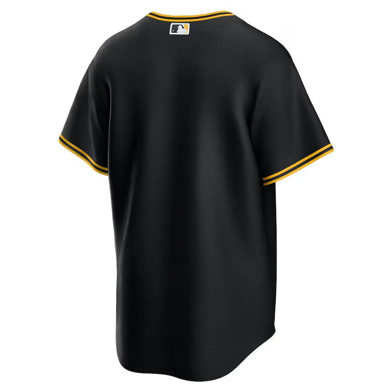 Camisa MLB - Pittsburgh Pirates Black - Alternate Torcedor Masculina Preta