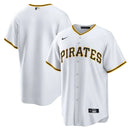 Camisa MLB - Pittsburgh Pirates White Home - Torcedor Masculina Branca