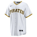 Camisa MLB - Pittsburgh Pirates White Home - Torcedor Masculina Branca