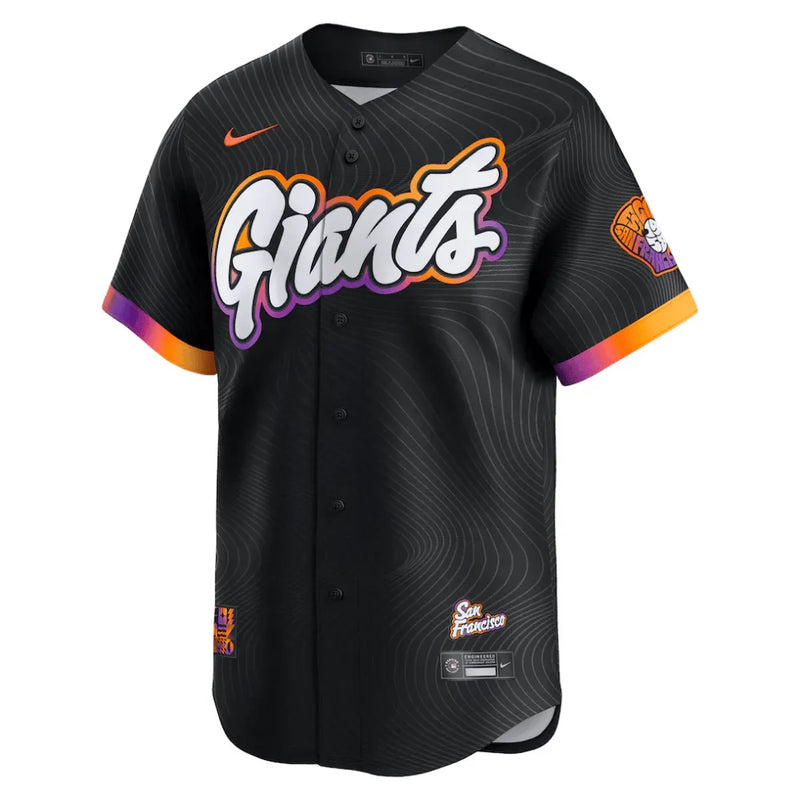 Camisa MLB - San Francisco Giants 2025 City Connect Limited - Torcedor Masculina Preta