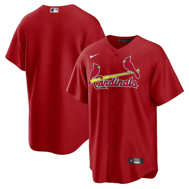 Camisa MLB - St. Louis Cardinals Alternate - Torcedor Masculina Vermelha