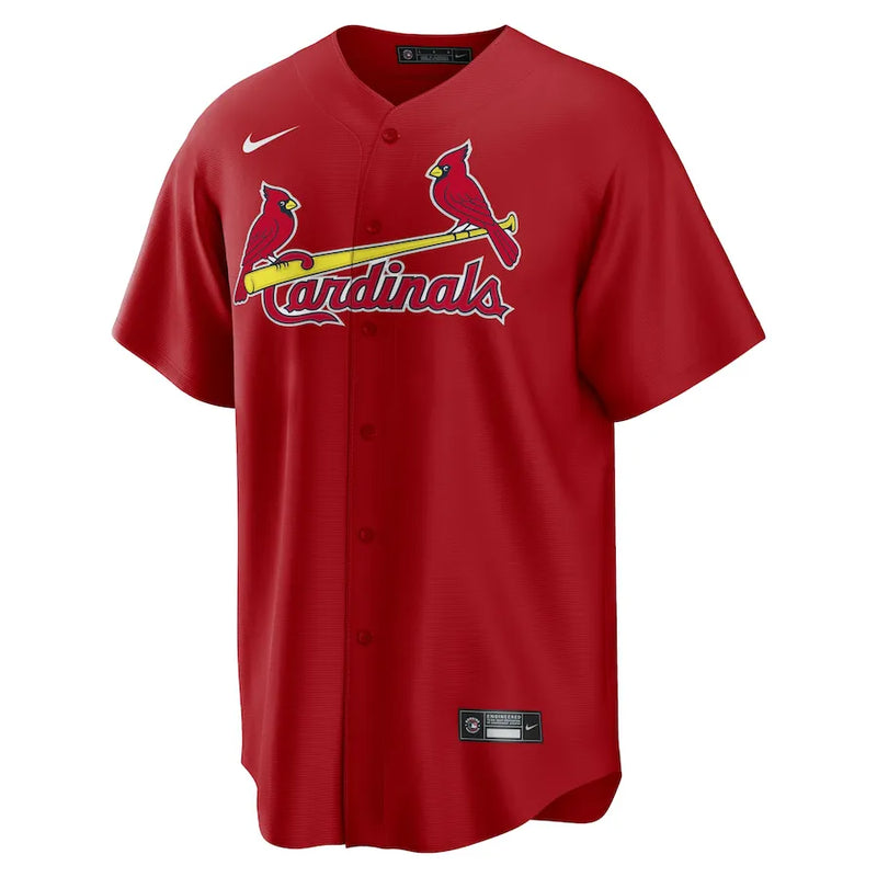 Camisa MLB - St. Louis Cardinals Alternate - Torcedor Masculina Vermelha