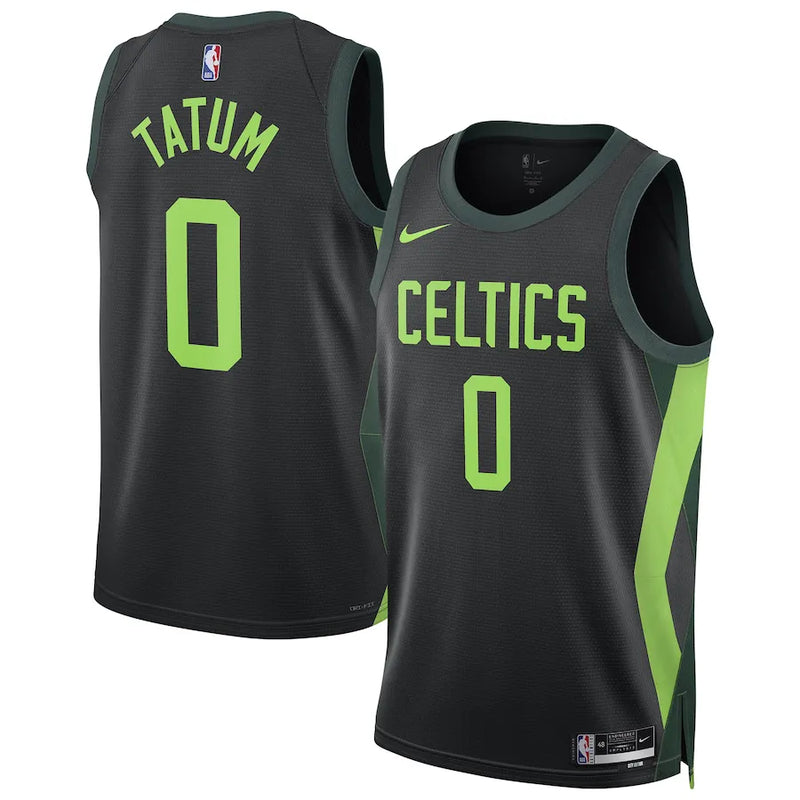 Camisa NBA Boston Celtics 24/25 City - Edition Swingman Jersey Jayson Tatum 0 Preta