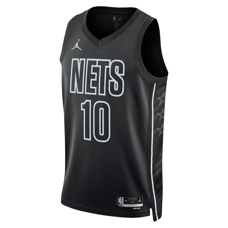 Camisa NBA Brooklyn Nets Jordan Statement Edition Swingman Jersey Preta Ben Simmons 10