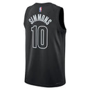 Camisa NBA Brooklyn Nets Jordan Statement Edition Swingman Jersey Preta Ben Simmons 10