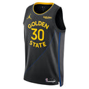 Camisa NBA Golden State Warriors Jordan Statement - Edition 24/25 Swingman Jersey Curry 30 Preta