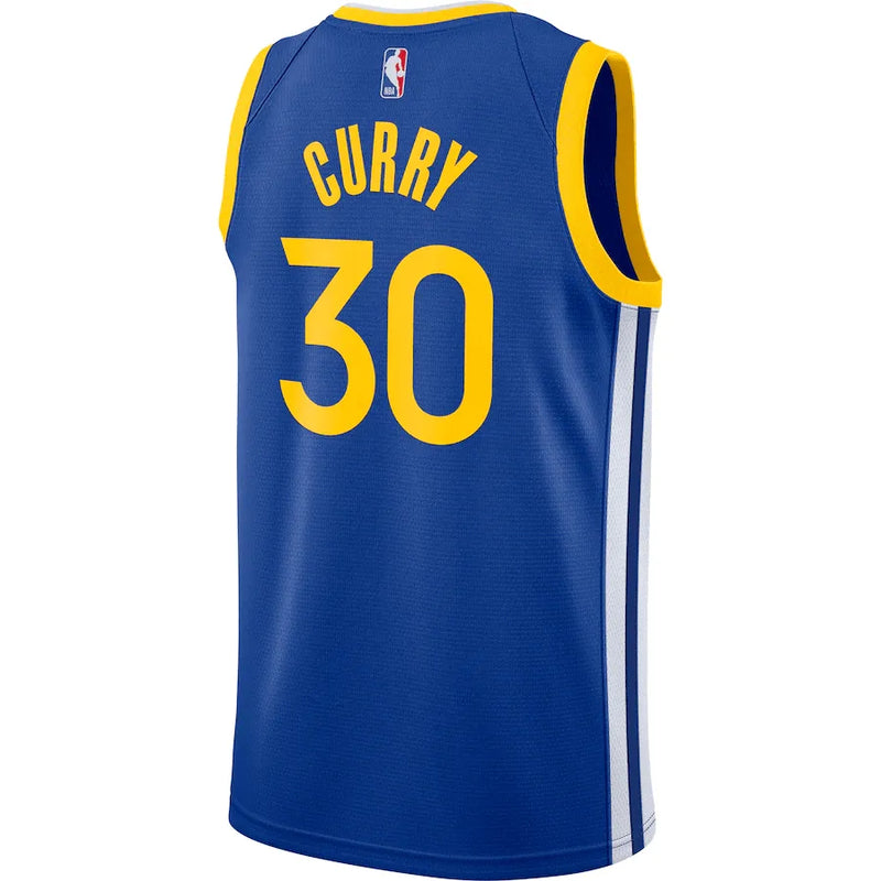 Camisa NBA Golden State Warriors - Icon Edition Swingman Jersey Azul Stephen Curry 30