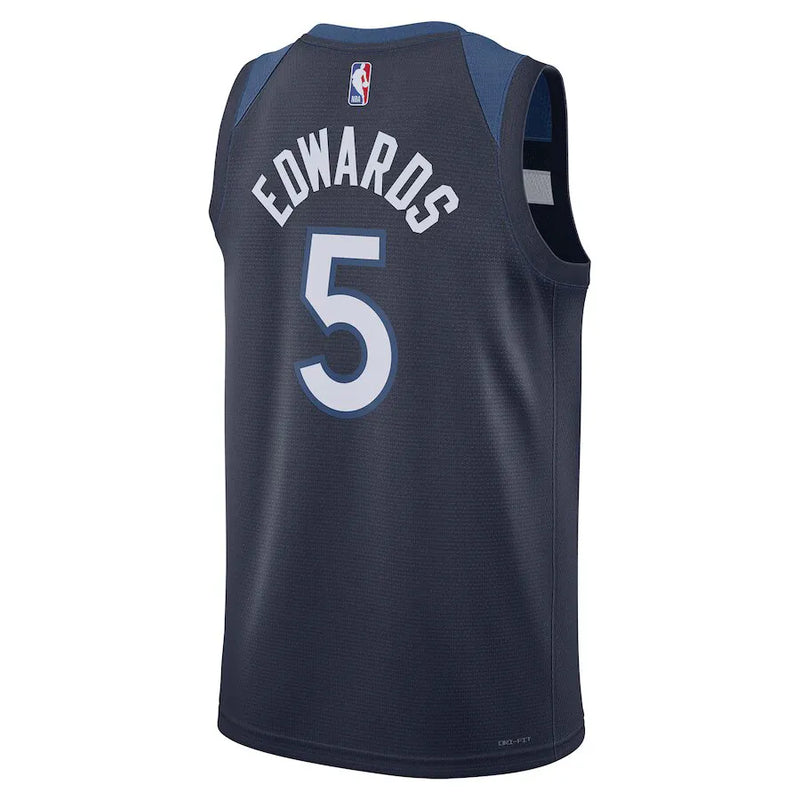 Camisa NBA Minnesota Timberwolves Icon - Edition Swingman Jersey Anthony Edwards 5 Azul