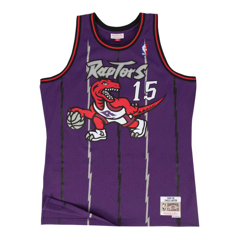 Toronto Raptors - 1998/99 - Mitchell & Ness Hardwood Classics Swingman Roxa Vince Carter 15