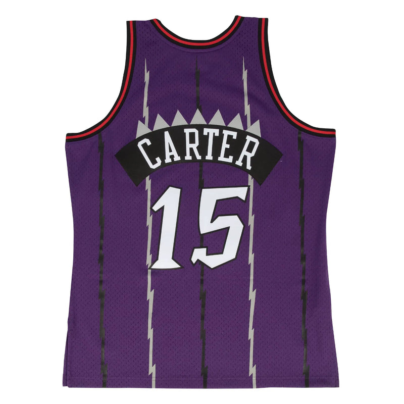 Toronto Raptors - 1998/99 - Mitchell & Ness Hardwood Classics Swingman Roxa Vince Carter 15