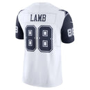Camisa NFL Dallas Cowboys Vapor F.U.S.E Limited CeeDee Lamb 88 Alternativa Branca Masculina