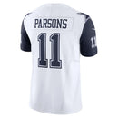 Camisa NFL Dallas Cowboys Vapor F.U.S.E Limited Micah Parsons 11 Alternativa Branca Masculina