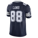Camisa NFL Dallas Cowboys Vapor F.U.S.E Limited CeeDee Lamb 88 Azul Navy Masculina
