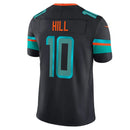 Camisa NFL Miami Dolphins Tyreek Hill 10 Rivalries Collection Limited 2025 Azul Escuro Masculina