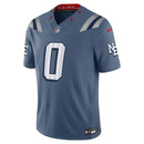 Camisa NFL New England Patriots Christian Gonzalez 0 Rivalries Collection Limited 2025 Azul Acinzentado Masculina