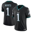 Camisa NFL Philadelphia Eagles Vapor F.U.S.E Limited Jalen Hurts Preta Masculina