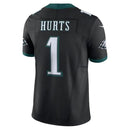 Camisa NFL Philadelphia Eagles Vapor F.U.S.E Limited Jalen Hurts Preta Masculina