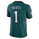 Camisa NFL Philadelphia Eagles Vapor F.U.S.E Limited Jalen Hurts Verde Masculina